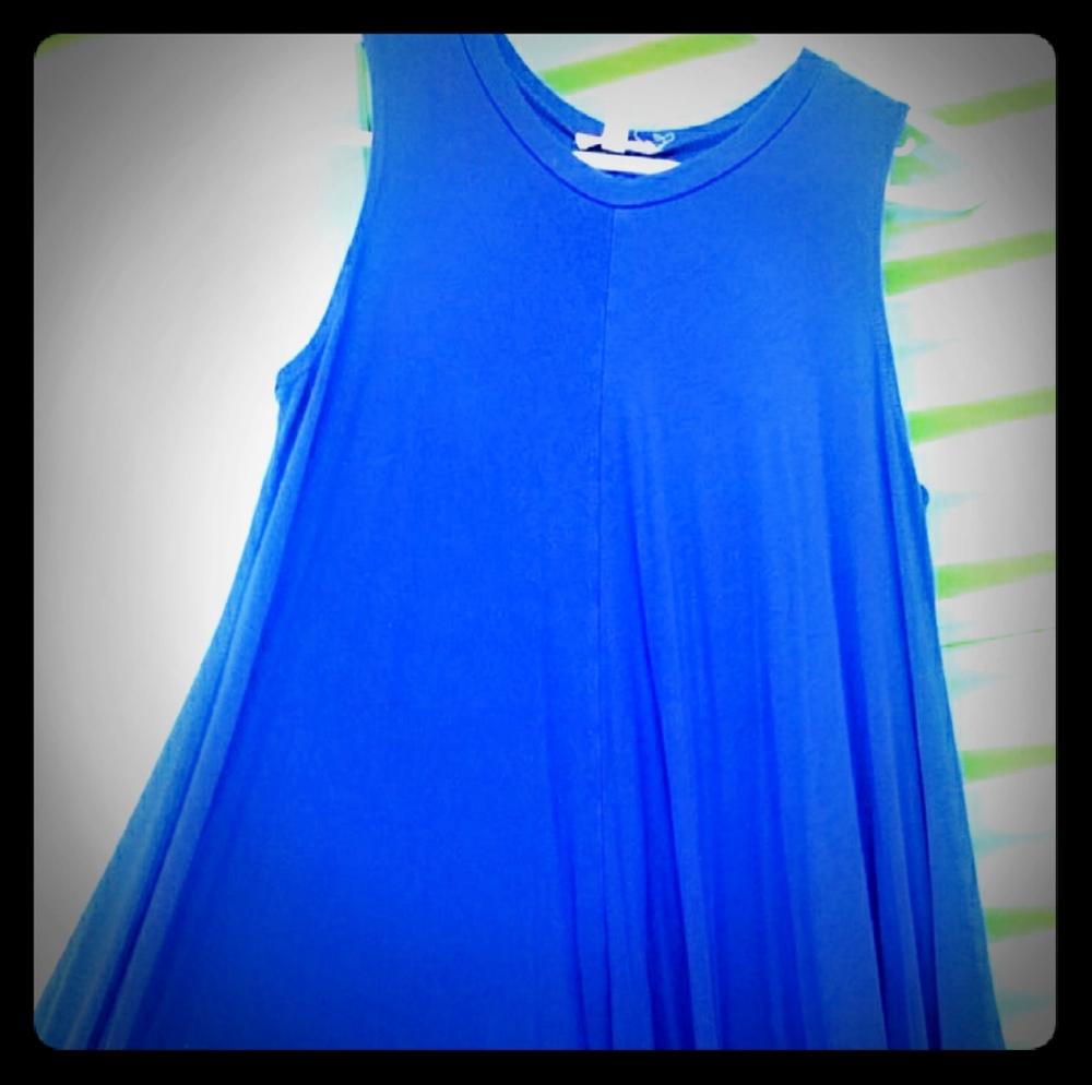 Navy blue bell dress